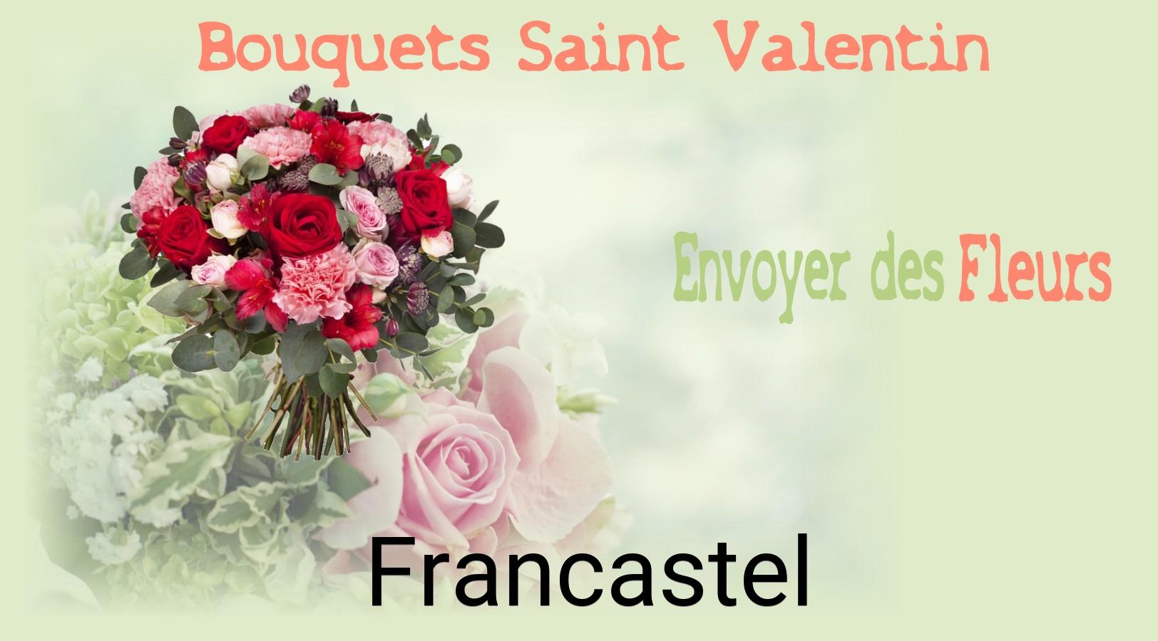 Roses de Saint-Valentin livrées à Francastel